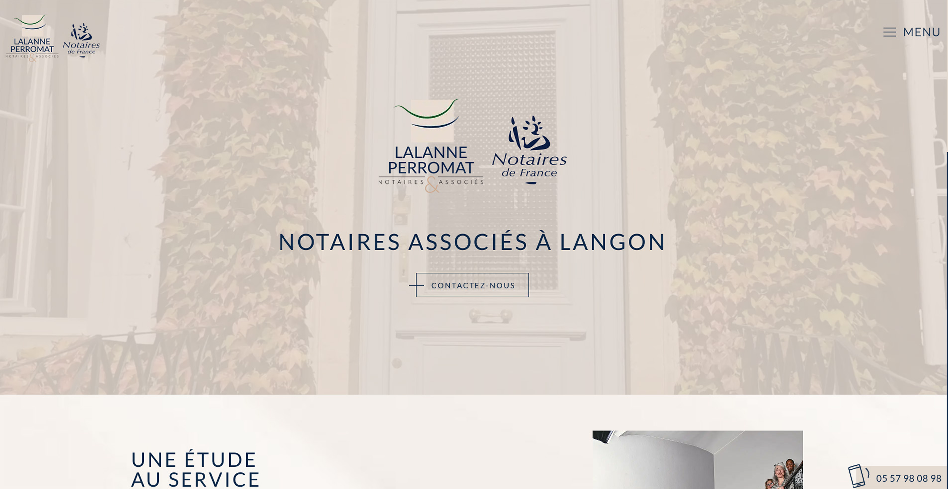 creation site internet notaires